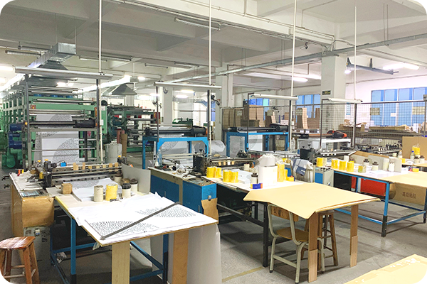 Paper product customization workshop area