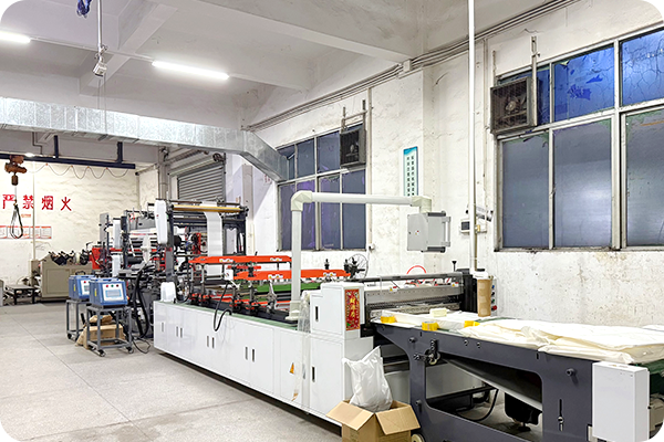 Automated paper bag manufacturing machine line