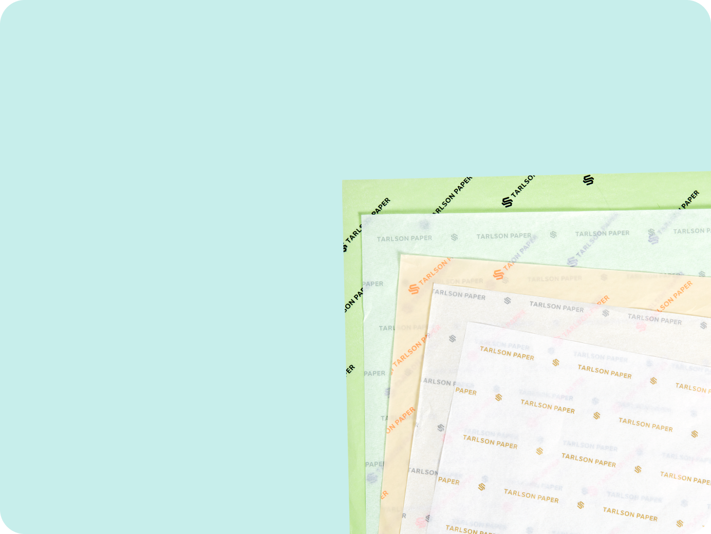 Custom printed tissue paper with logo