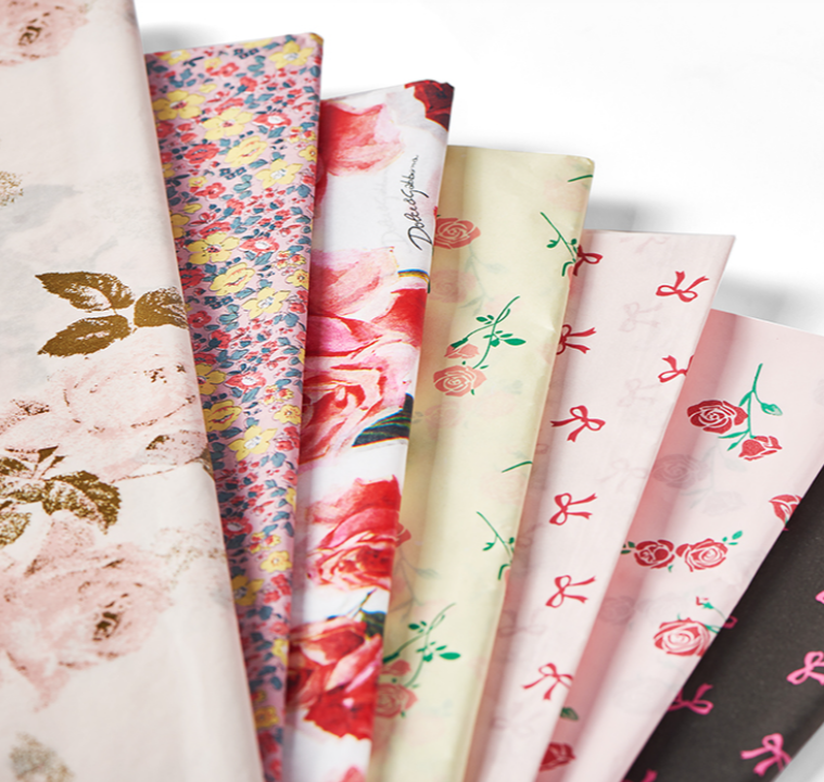 Vibrant Custom Printed Tissue Paper for Gifts