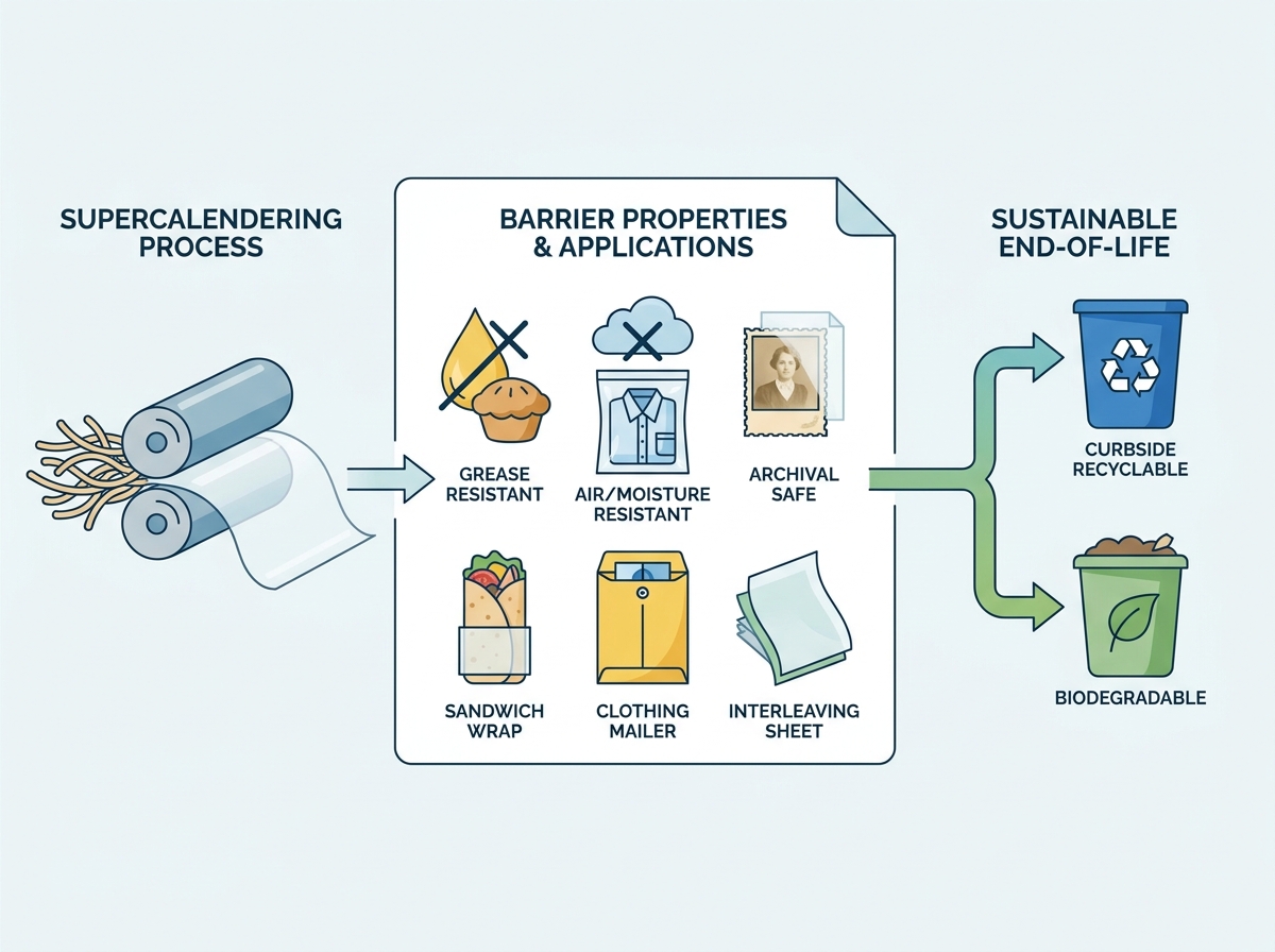 Glassine Paper Applications for Sustainable Packaging